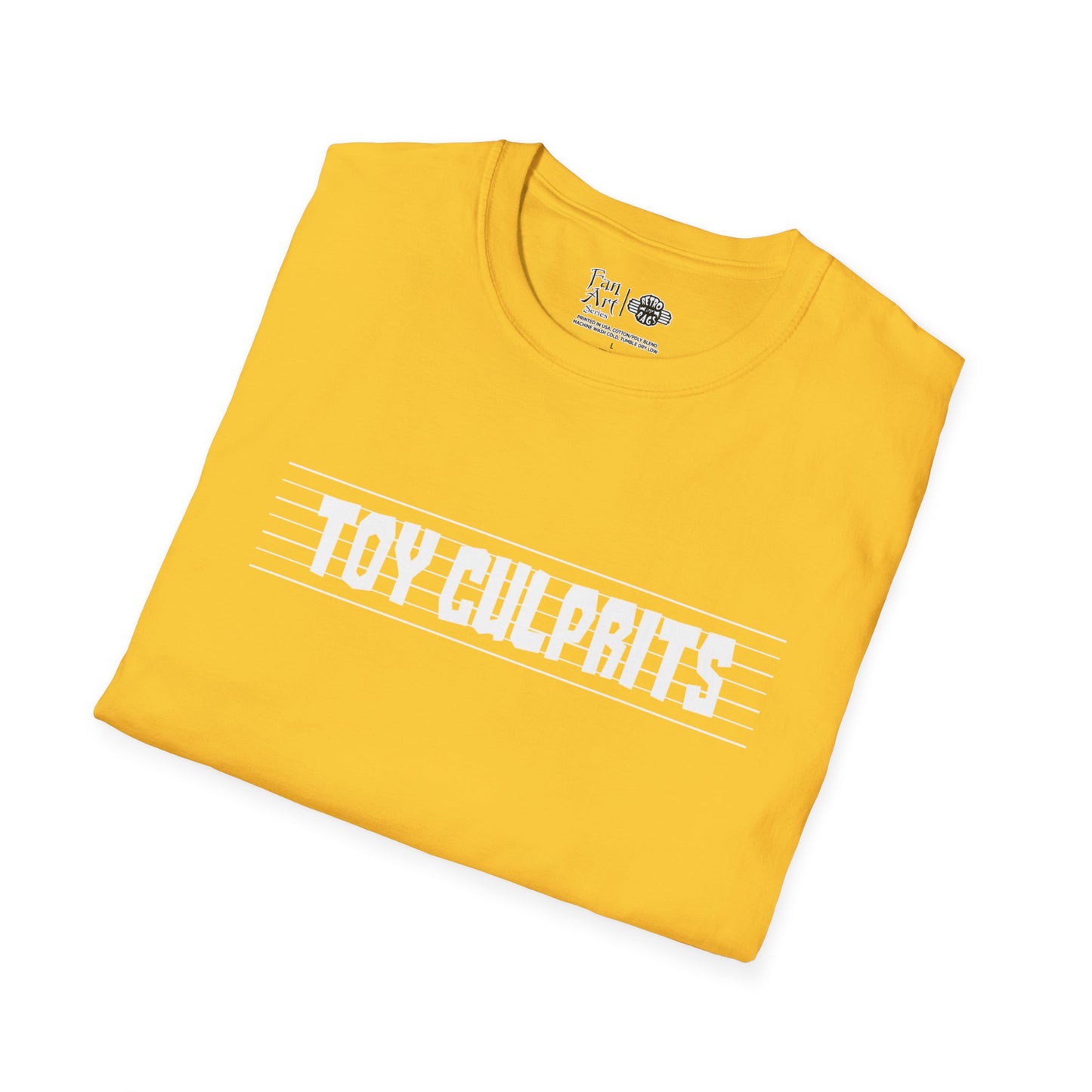 Toy Culprits White Logo | Mythic Legions | Fan Art | Soft T-Shirt