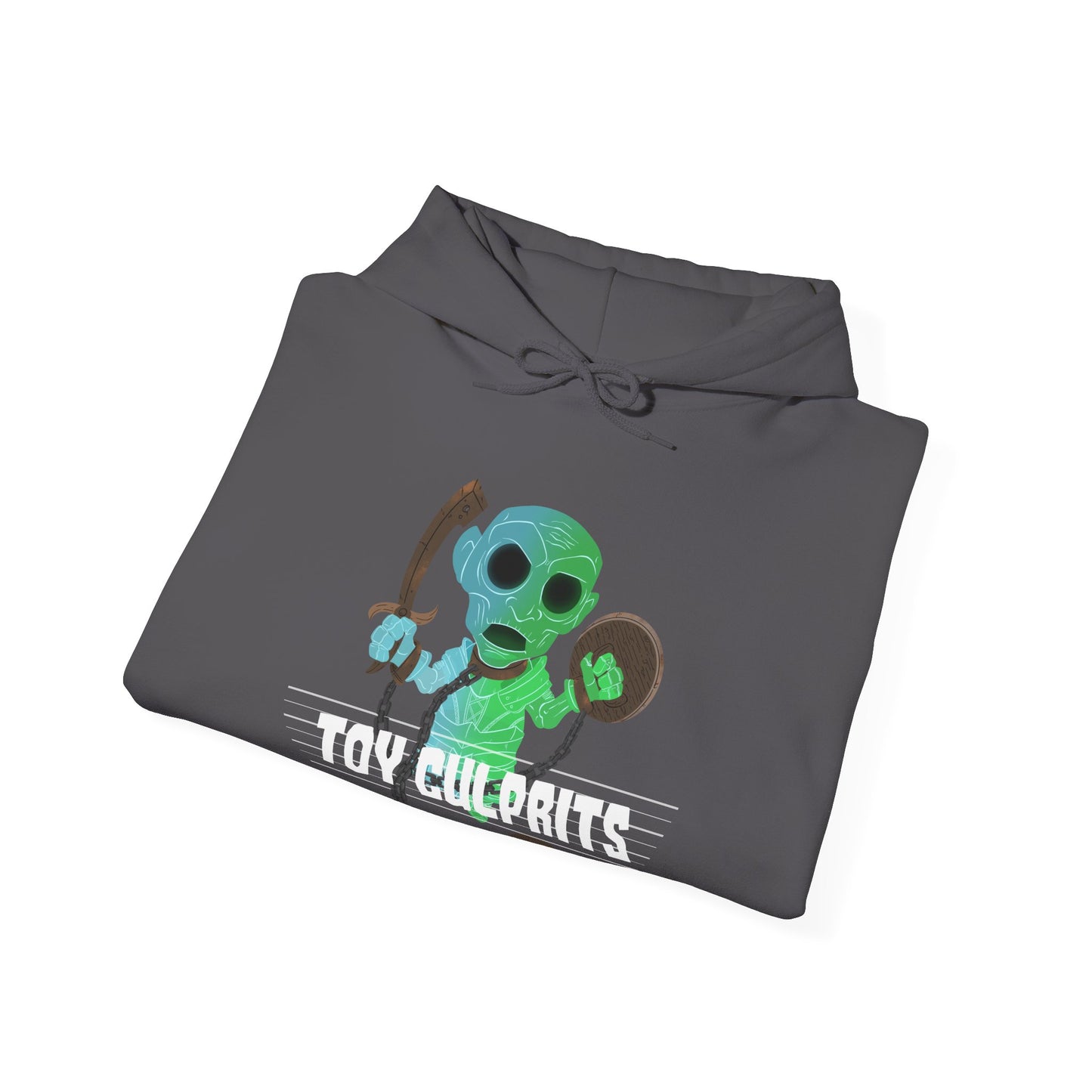 Toy Culprits Blue & Green Ghost | Mythic Legions | Fan Art | Pullover Hoodie