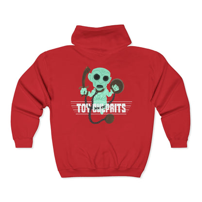 Toy Culprits Green Ghost | Mythic Legions | Fan Art | Full Zip Hoodie
