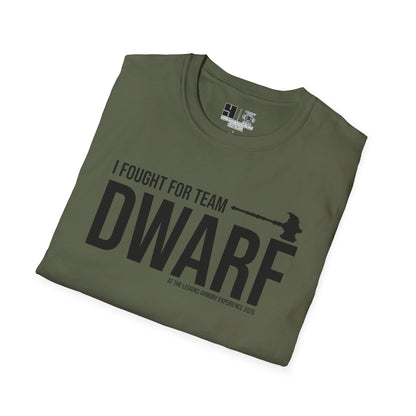 Team Dwarf Legions Con 2026 (Black Logo) | Mythic Legions | Soft T-Shirt