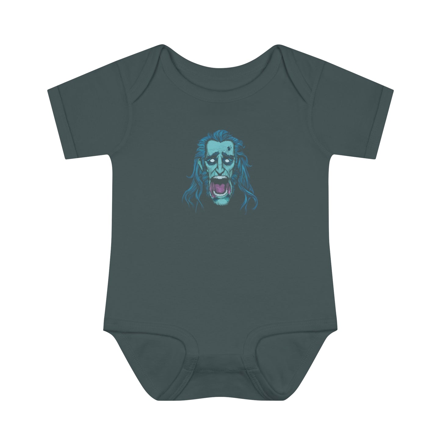 Jacob Marley | Blue/White | Figura Obscura | Baby Bodysuit