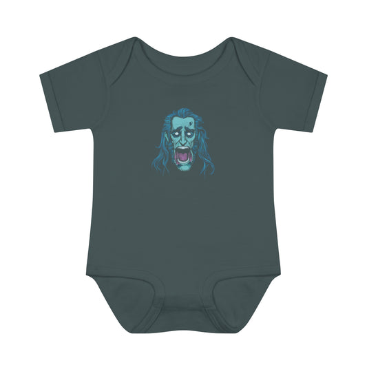 Jacob Marley | Blue/White | Figura Obscura | Baby Bodysuit