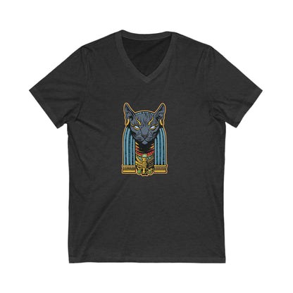 Bastet | Figura Obscura | V-Neck T-Shirt