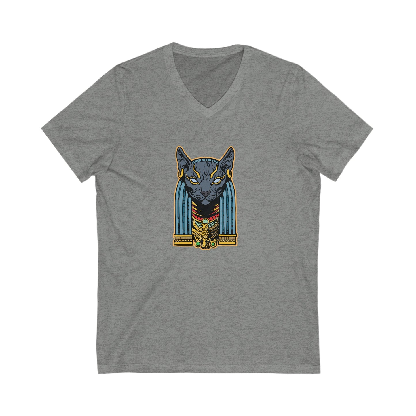 Bastet | Figura Obscura | V-Neck T-Shirt