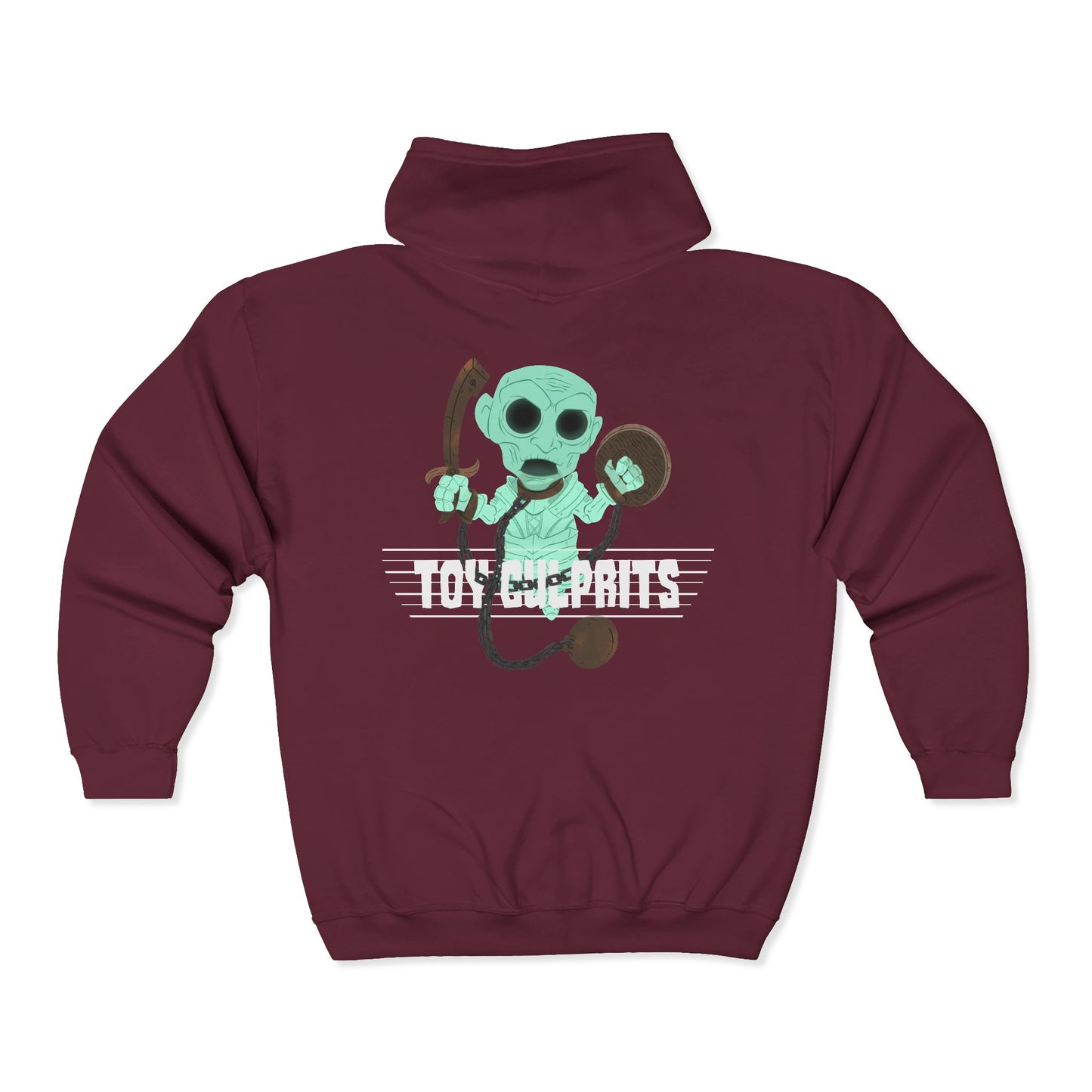 Toy Culprits Green Ghost | Mythic Legions | Fan Art | Full Zip Hoodie
