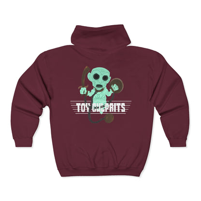 Toy Culprits Green Ghost | Mythic Legions | Fan Art | Full Zip Hoodie