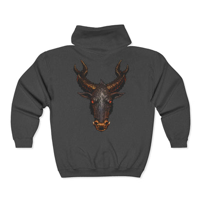 The Jersey Devil | Figura Obscura | Full Zip Hoodie