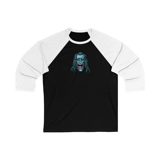 Jacob Marley | Blue/White | Figura Obscura | 3\4 Sleeve Baseball T-Shirt