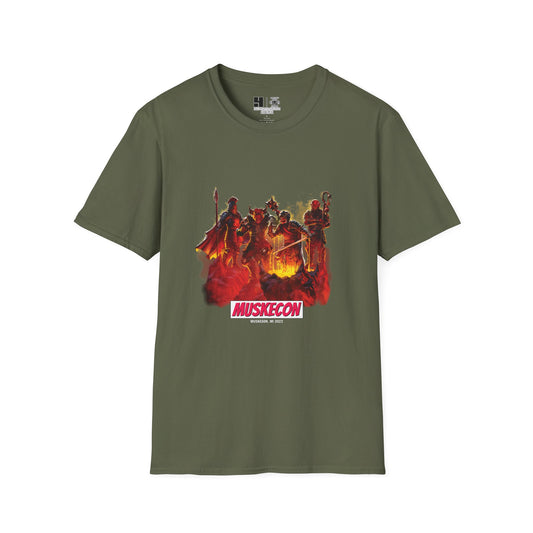 Furious Four | MuskeCon | Mithic Legions | Soft T-Shirt