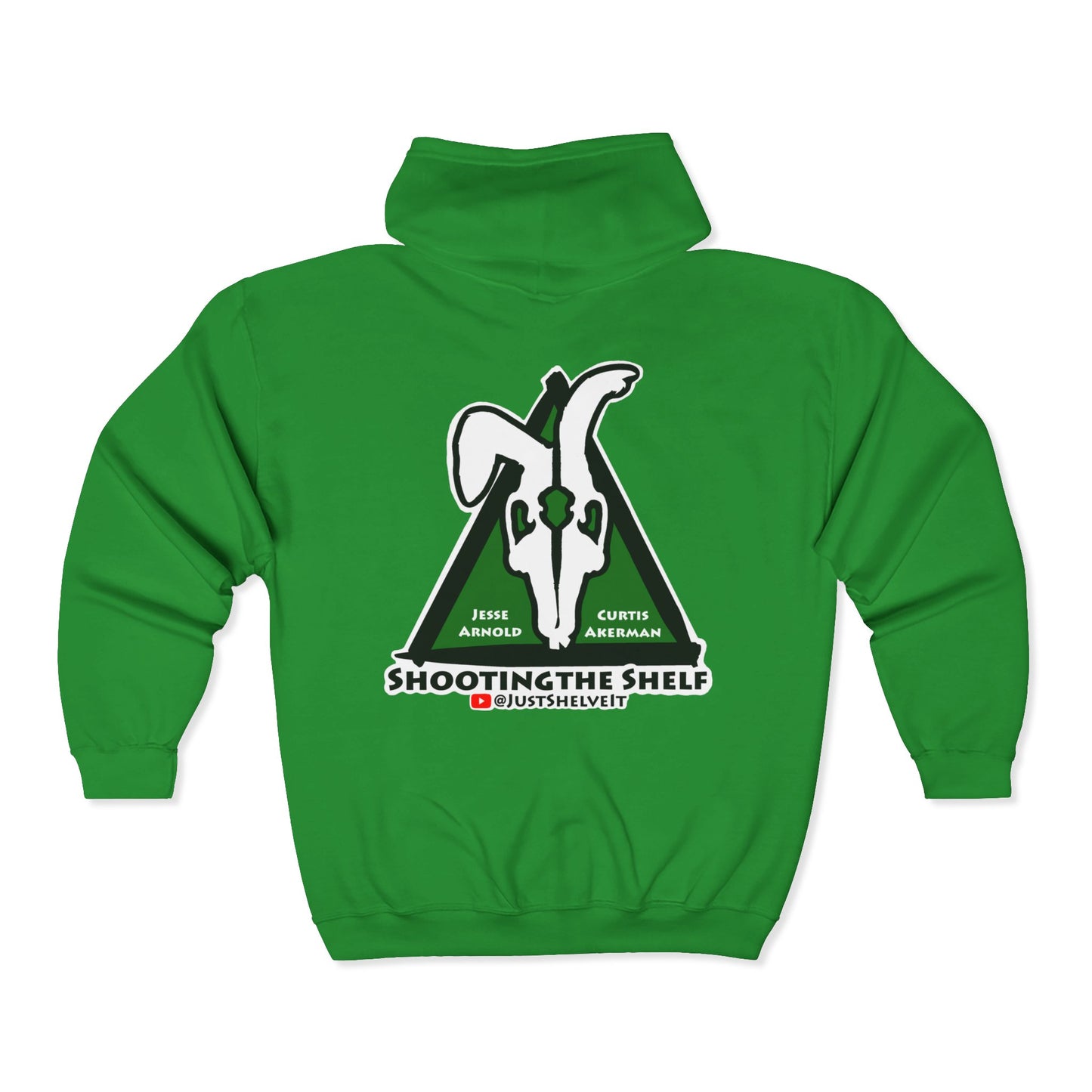 Shooting the Shelf Logo | Mythic Legions | Fan Art | Full Zip Hoodie