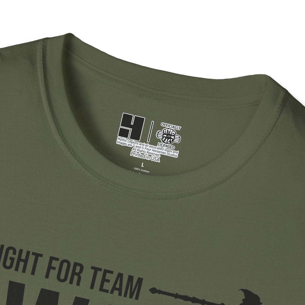 Team Dwarf Legions Con 2026 (Black Logo) | Mythic Legions | Soft T-Shirt