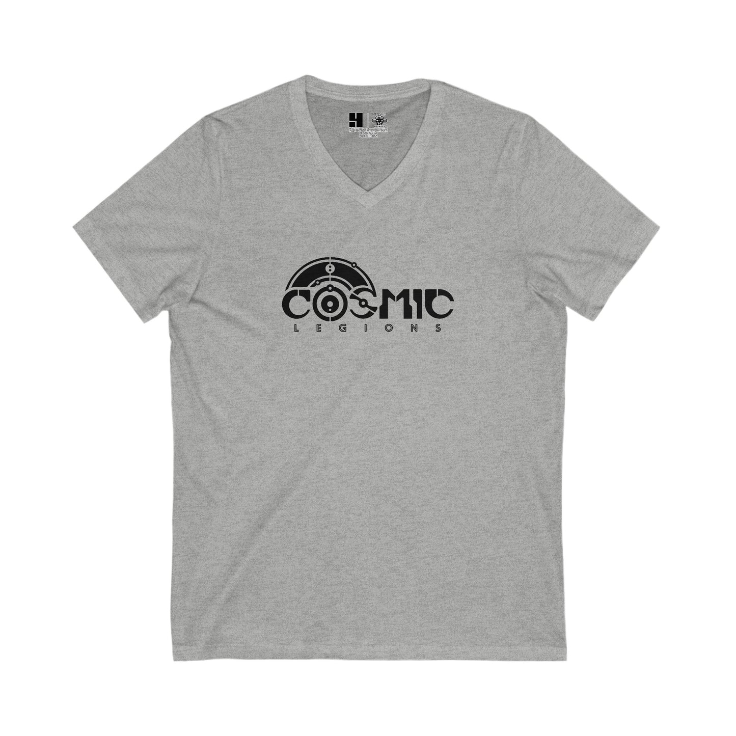 Cosmic Legions Logo | Black | V-Neck T-Shirt