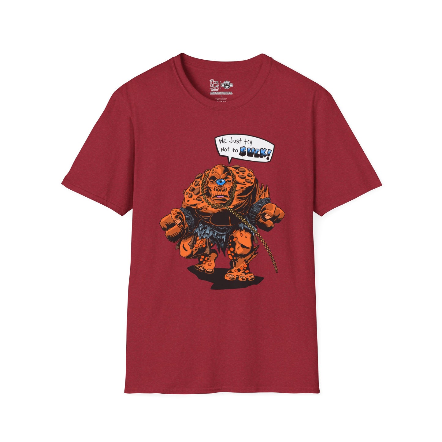 CB's Birthday Brontus | Mythic Legions | Fan Art | Soft T-Shirt