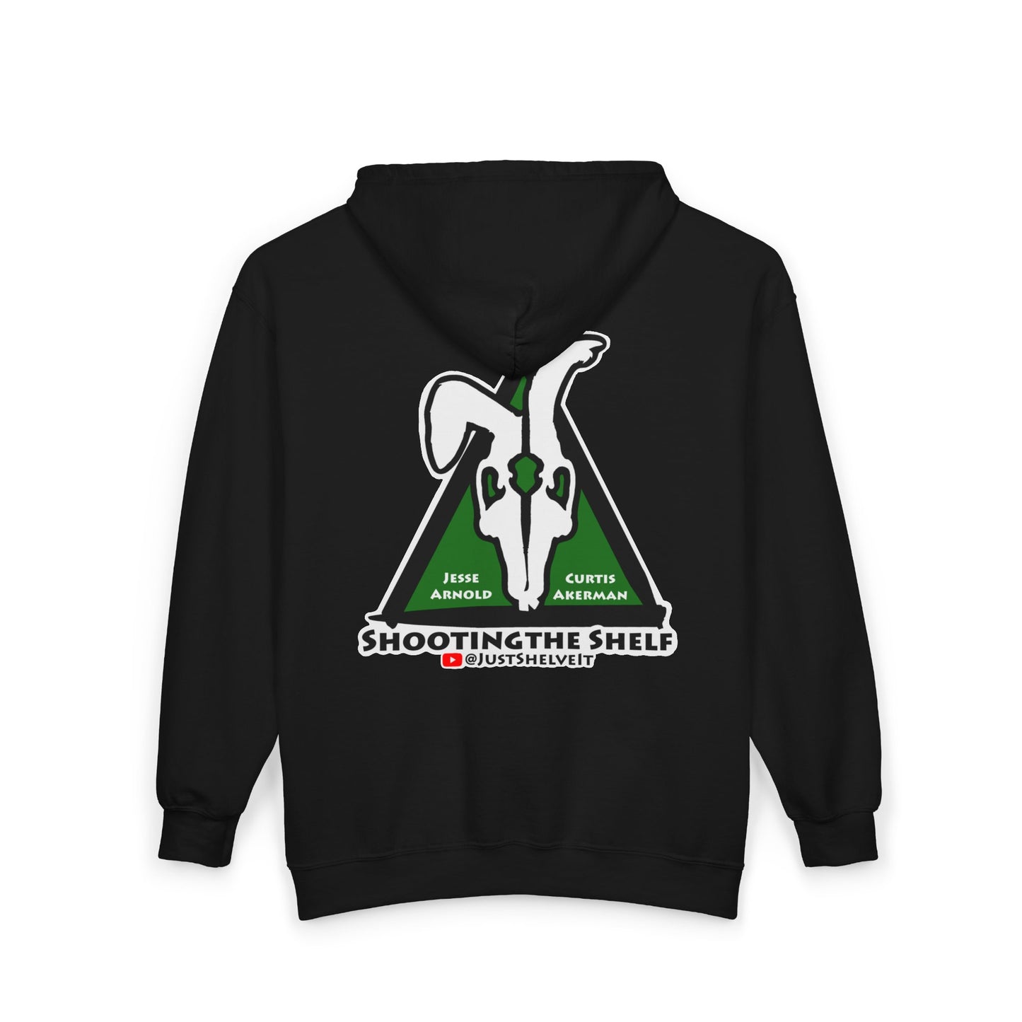 Shooting the Shelf Logo | Mythic Legions | Fan Art | Full Zip Hoodie