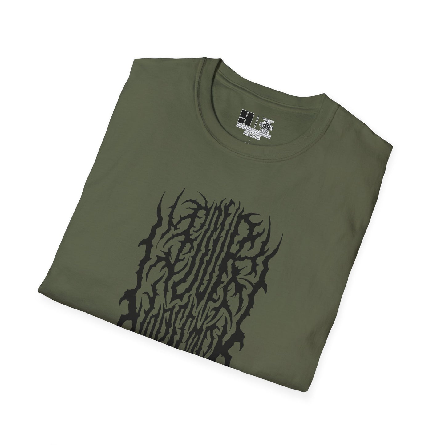 4H Metal Logo Black | Mythic Legions | Soft T-Shirt