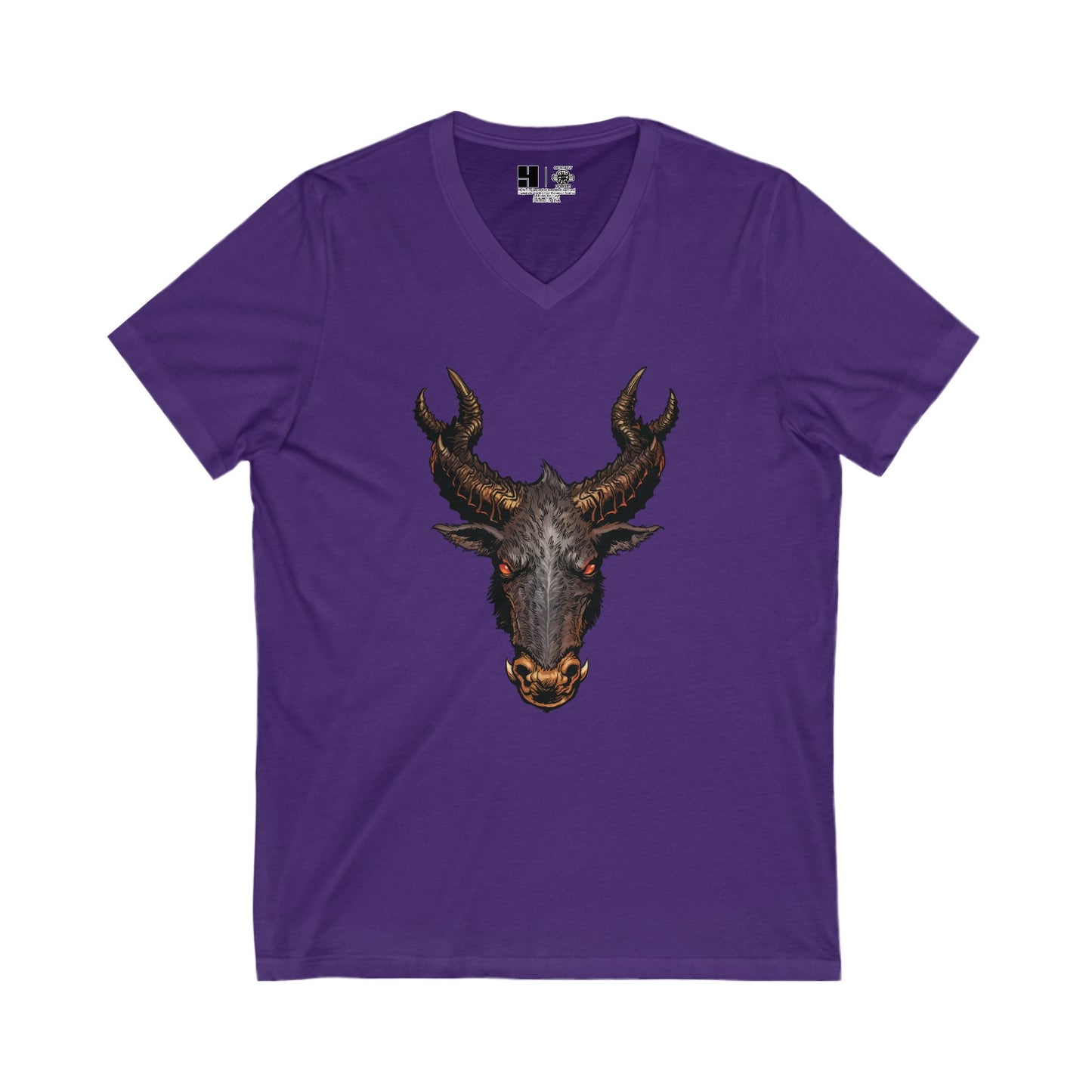 The Jersey Devil | Figura Obscura | V-Neck T-Shirt