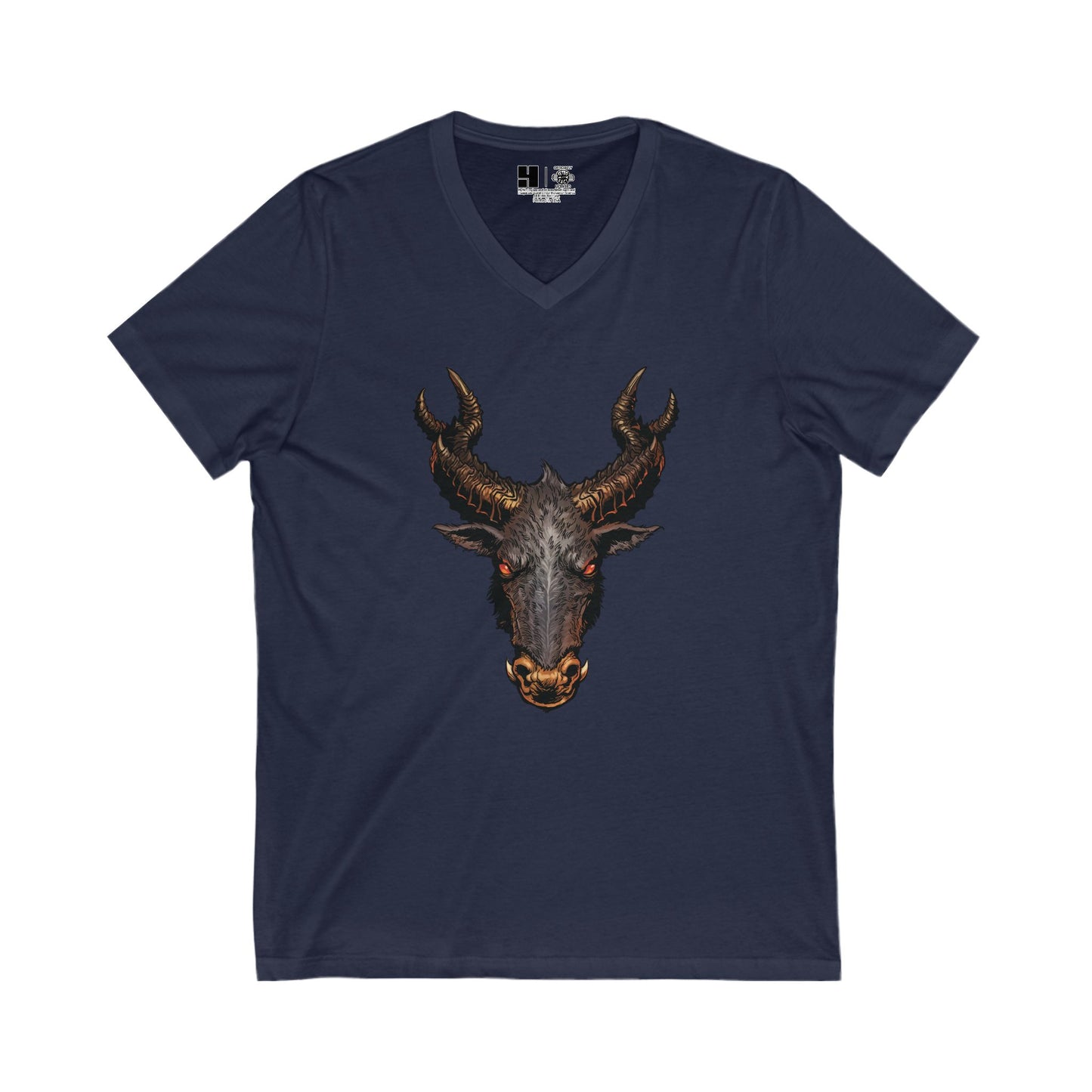 The Jersey Devil | Figura Obscura | V-Neck T-Shirt