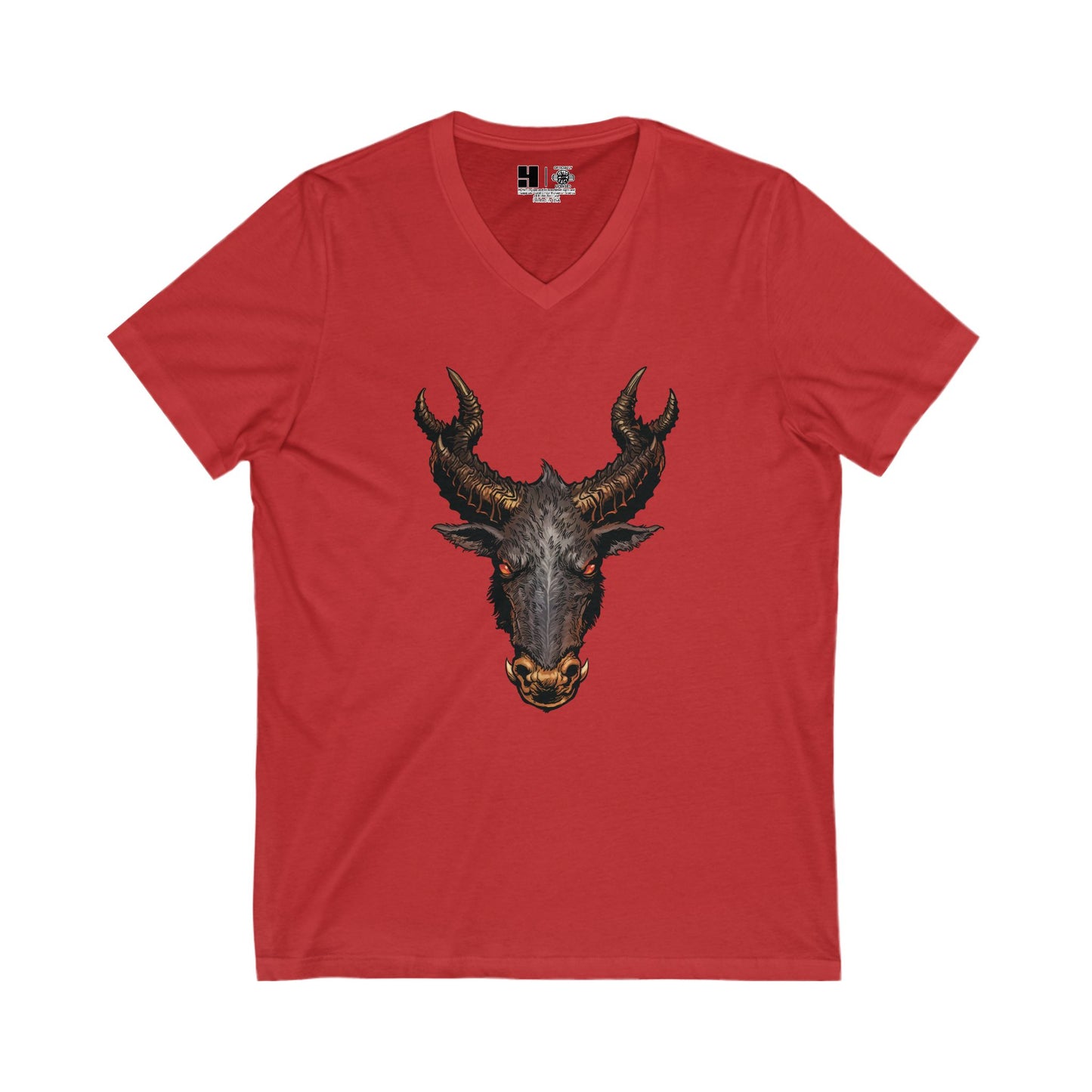 The Jersey Devil | Figura Obscura | V-Neck T-Shirt