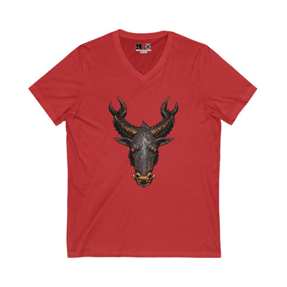 The Jersey Devil | Figura Obscura | V-Neck T-Shirt
