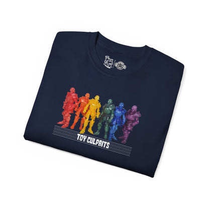 Rainbow Ghosts w/ Toy Culprits White Logo | Mythic Legions | Fan Art | Standard T-Shirt