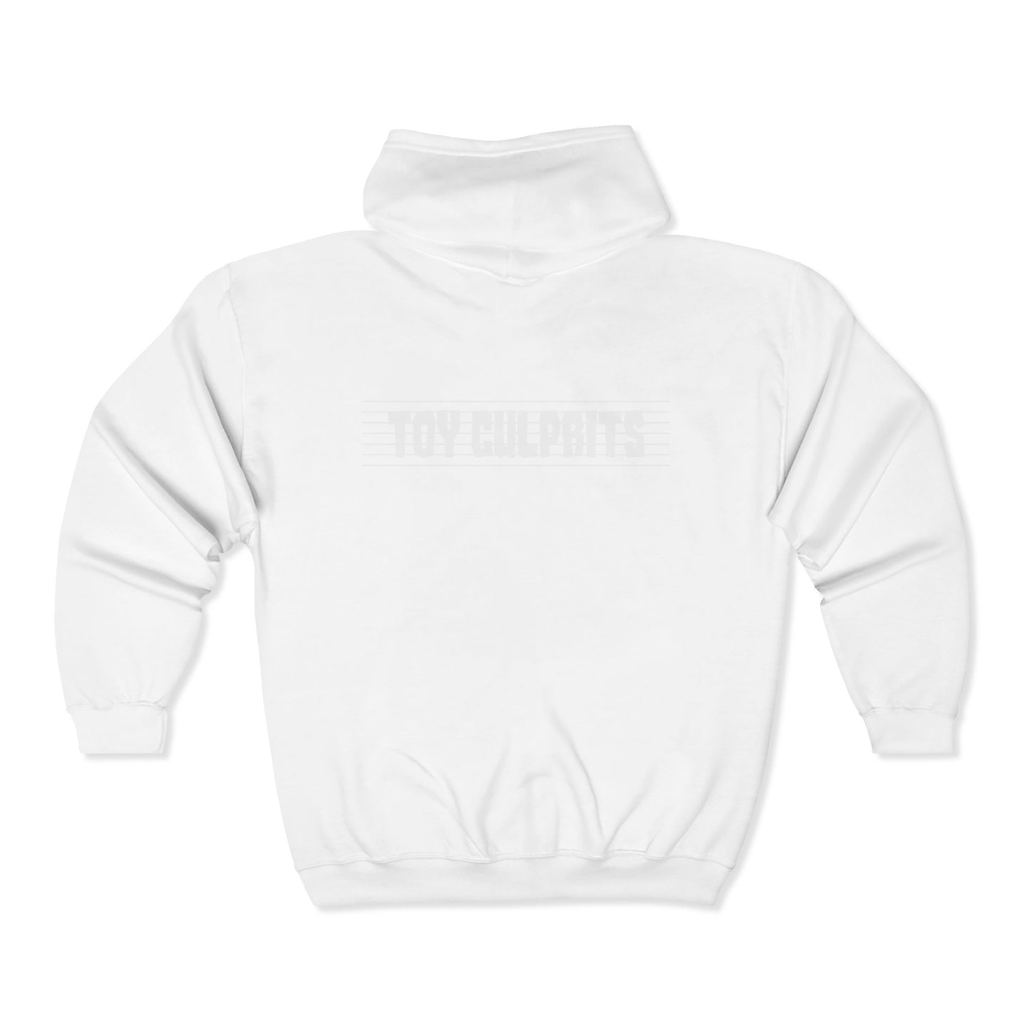Toy Culprits White Logo | Mythic Legions | Fan Art | Full Zip Hoodie