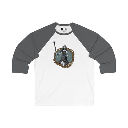 LegionsCon Nymph | Mythic Legions | 3\4 Sleeve Baseball T-Shirt