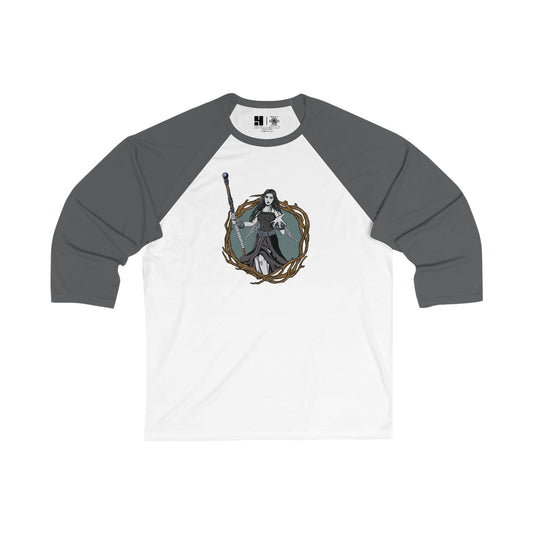 LegionsCon Nymph | Mythic Legions | 3\4 Sleeve Baseball T-Shirt