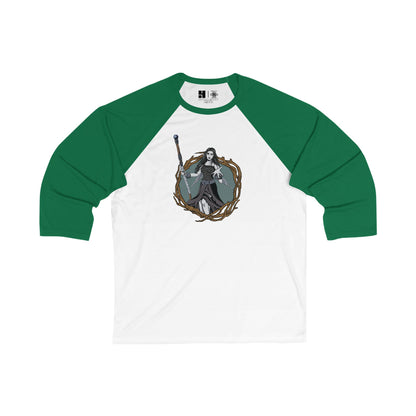 LegionsCon Nymph | Mythic Legions | 3\4 Sleeve Baseball T-Shirt