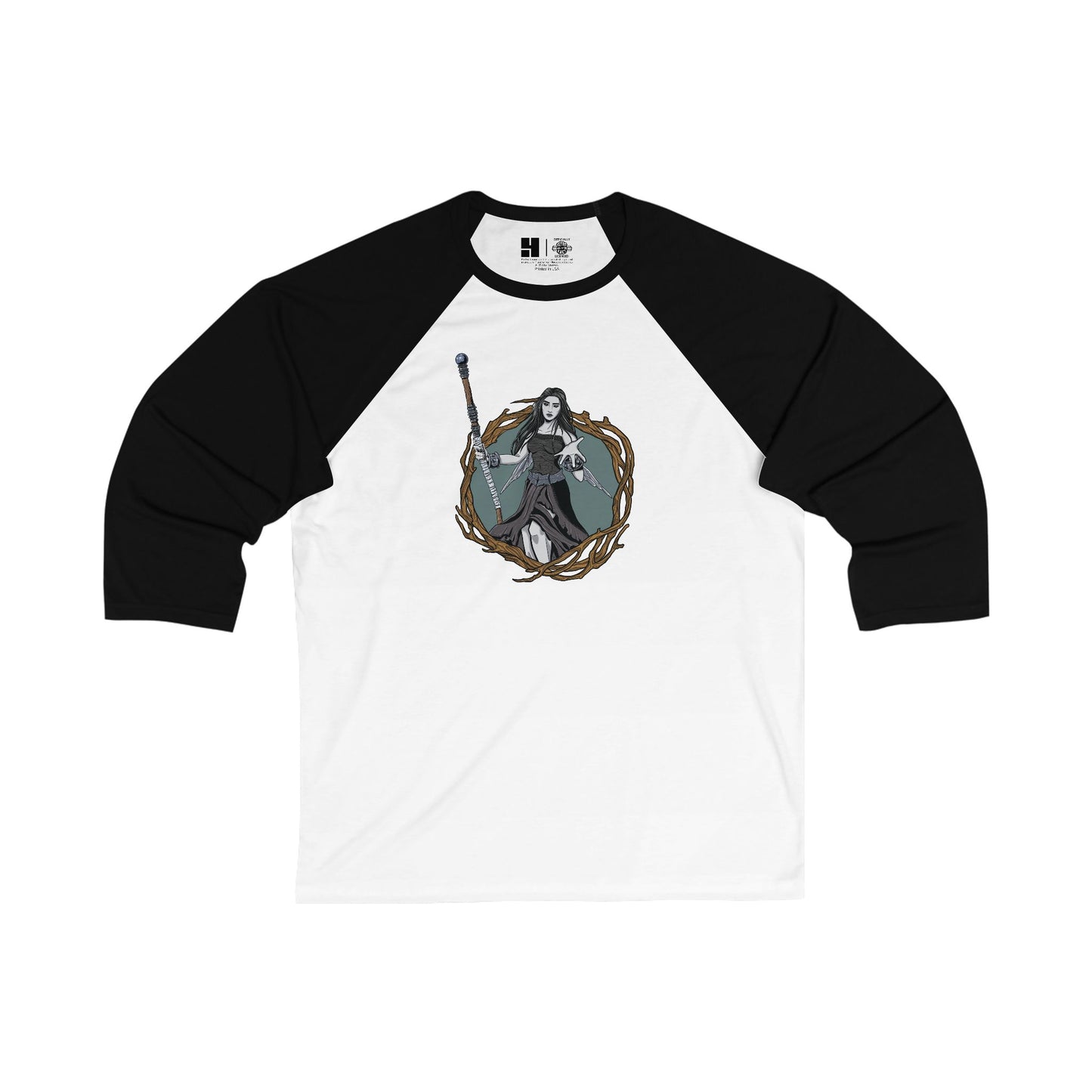 LegionsCon Nymph | Mythic Legions | 3\4 Sleeve Baseball T-Shirt