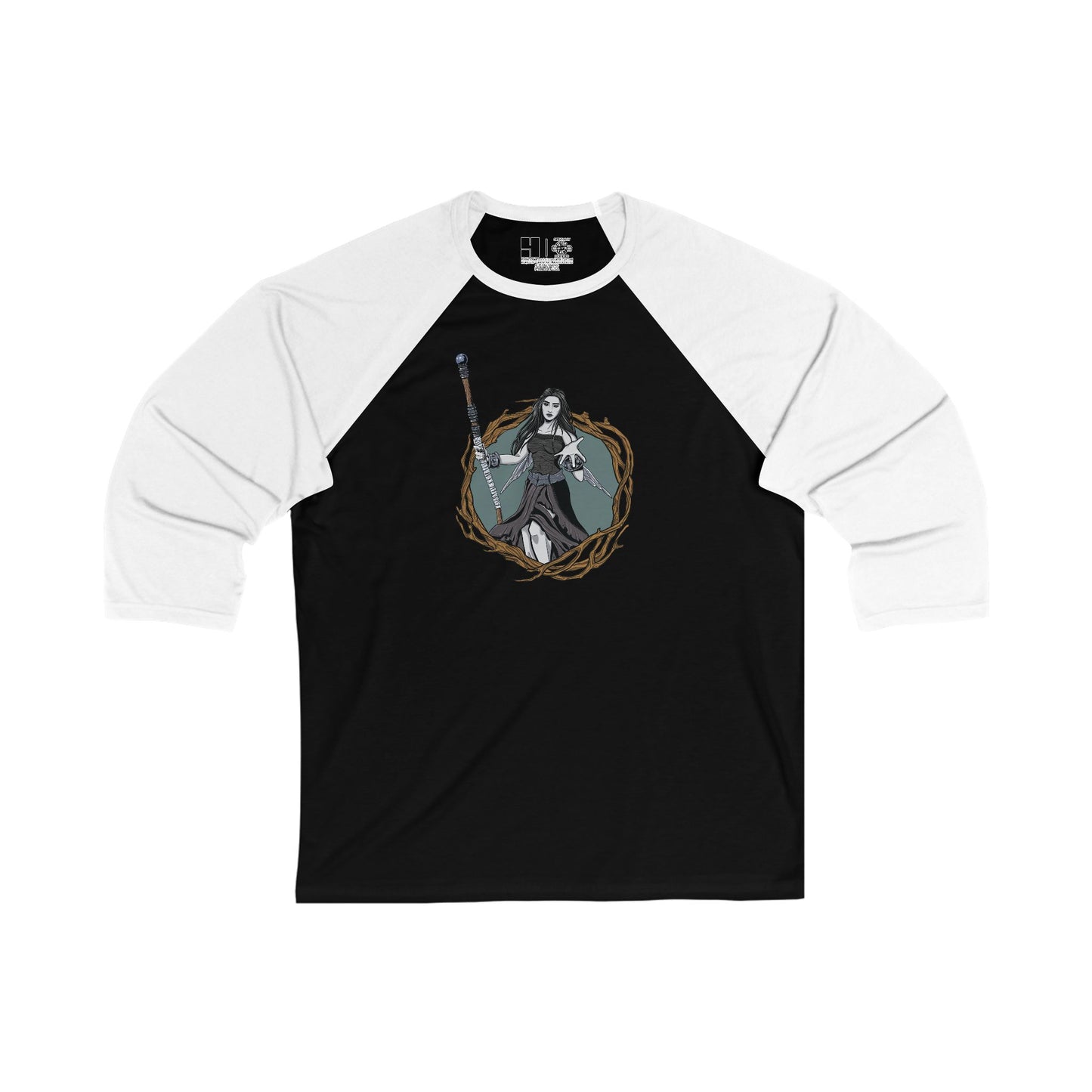 LegionsCon Nymph | Mythic Legions | 3\4 Sleeve Baseball T-Shirt