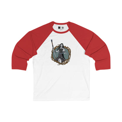 LegionsCon Nymph | Mythic Legions | 3\4 Sleeve Baseball T-Shirt