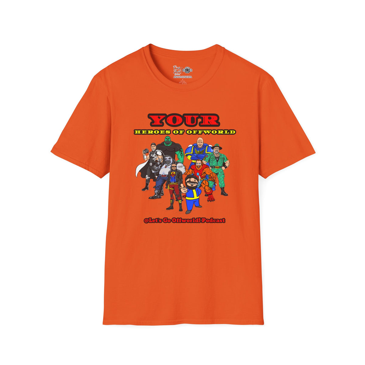 Heroes of Offworld | Mythic Legions | Fan Art | Soft T-Shirt