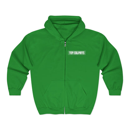 Toy Culprits White Logo | Mythic Legions | Fan Art | Full Zip Hoodie