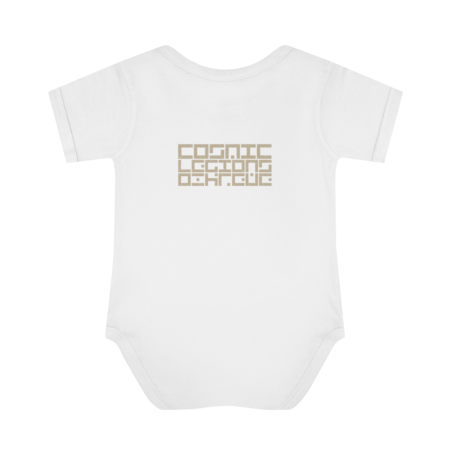 OxKrewe v2 | Tan | Cosmic Legions | Baby Bodysuit