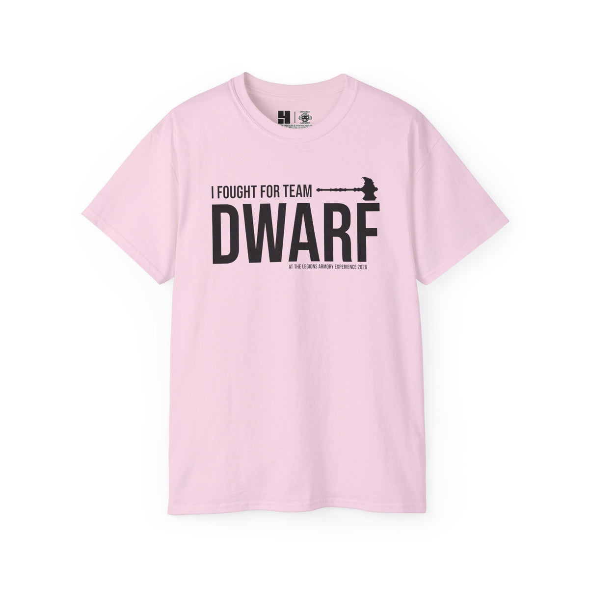 Team Dwarf Legions Con 2026 (Black Logo)  | Mythic Legions | Standard T-Shirt