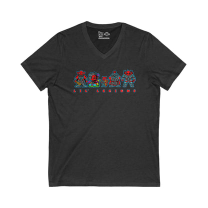Lil' Legions | Mythic Legions | Fan Art | V-Neck T-Shirt