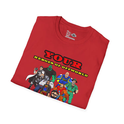 Heroes of Offworld | Mythic Legions | Fan Art | Soft T-Shirt