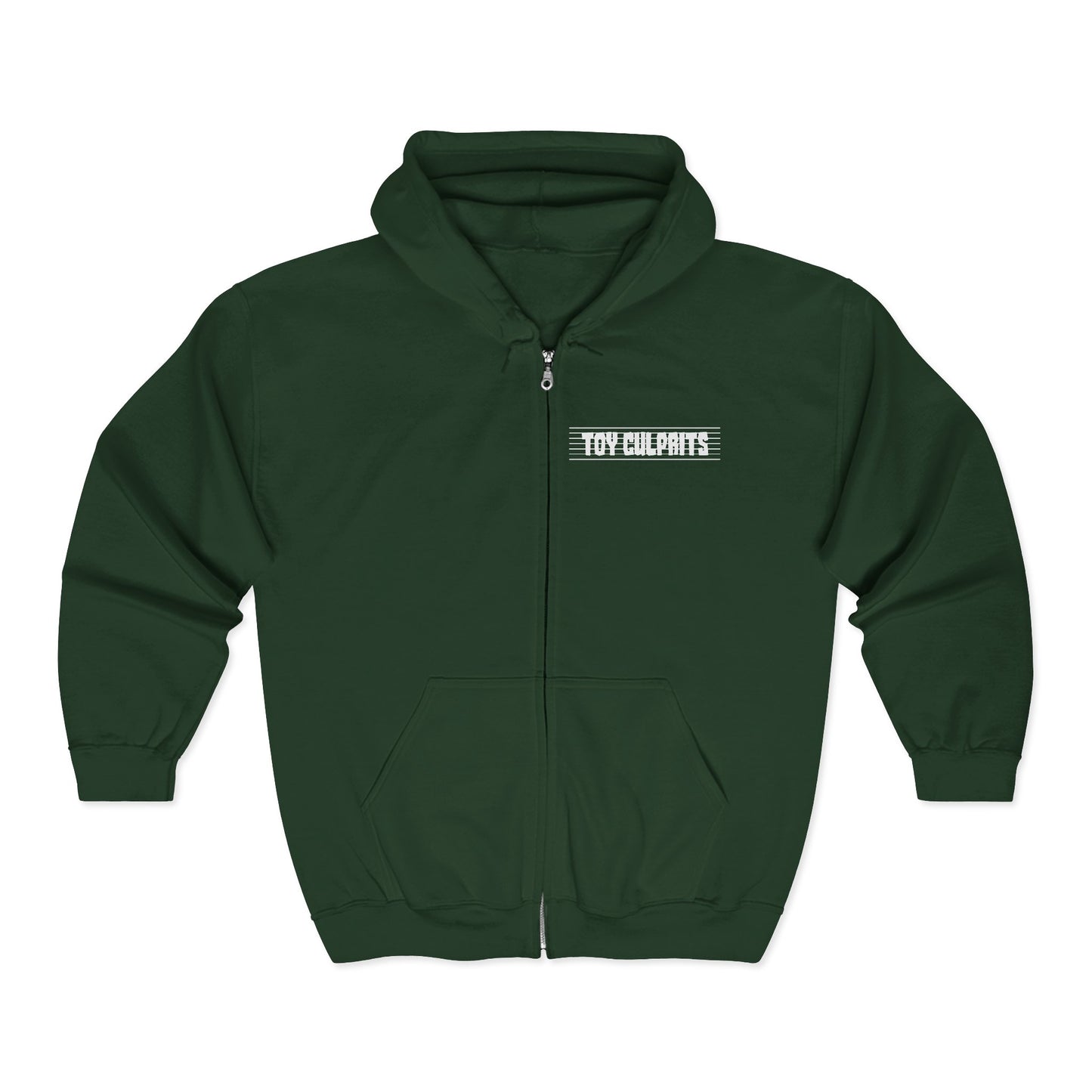 Toy Culprits White Logo | Mythic Legions | Fan Art | Full Zip Hoodie