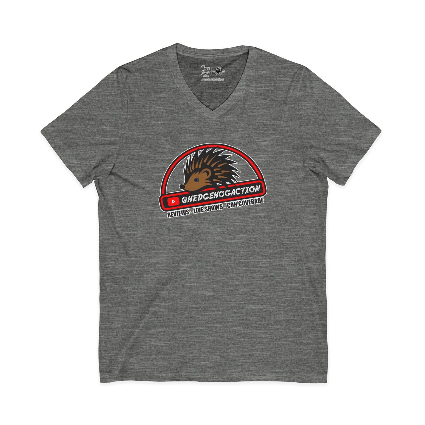 Hedgehog Action Logo | Mythic Legions | Fan Art | V-Neck T-Shirt