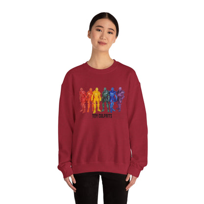 Rainbow Ghosts w/ Toy Culprits Black Logo | Mythic Legions | Fan Art | Sweatshirt