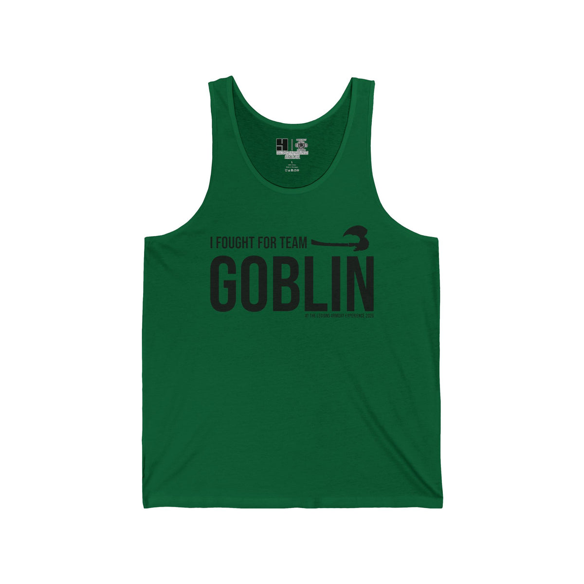 Team Goblin Legions Con 2026 (Black Logo) | Mythic Legions | Tank Top