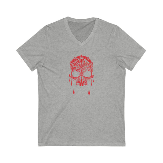 Masque of the Red Death, The | Red | Figura Obscura | V-Neck T-Shirt