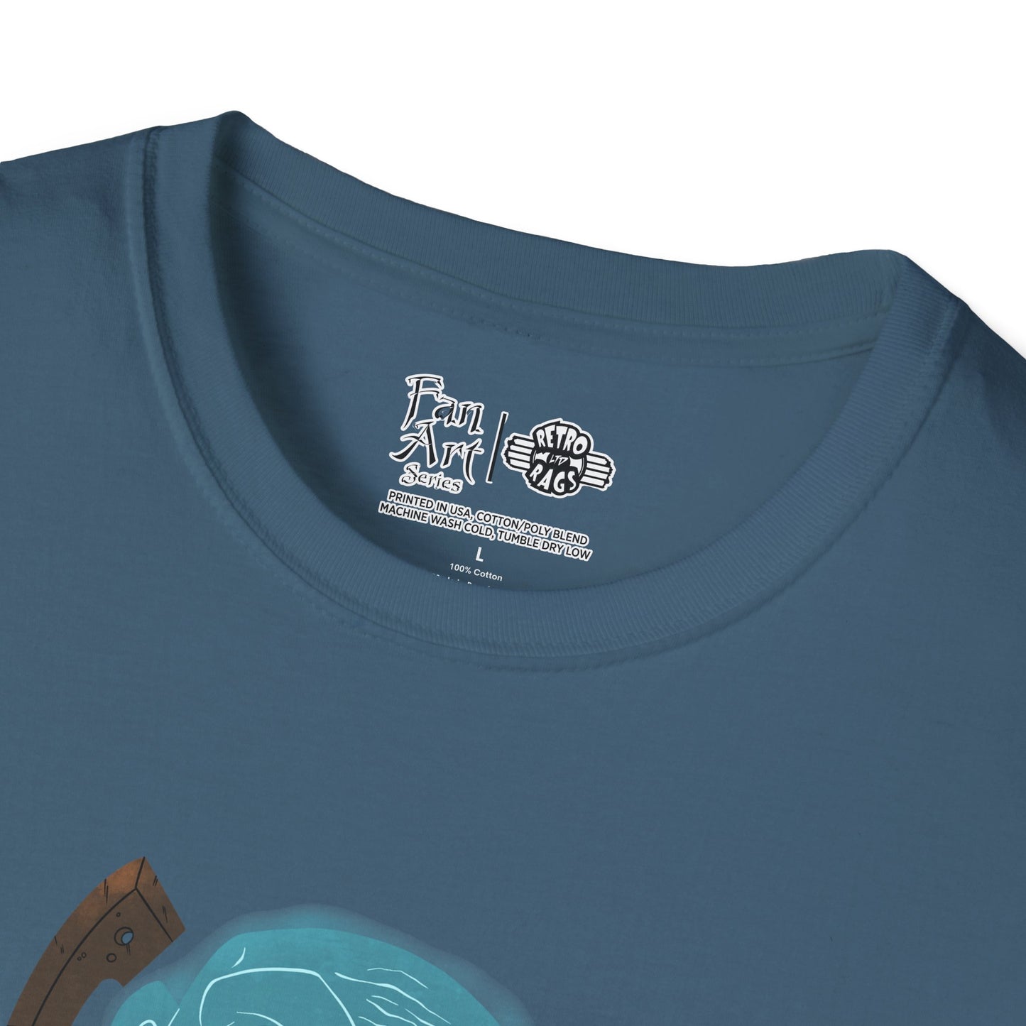 Toy Culprits Blue Ghost | Mythic Legions | Fan Art | Soft T-Shirt