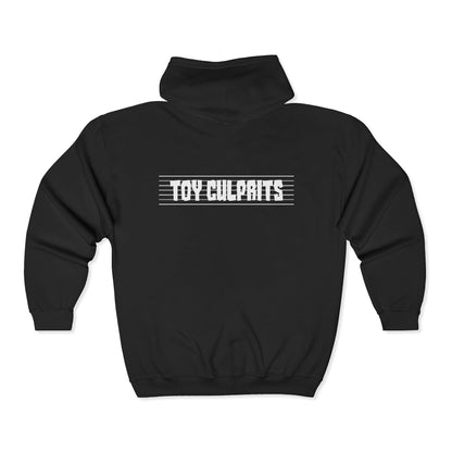 Toy Culprits White Logo | Mythic Legions | Fan Art | Full Zip Hoodie