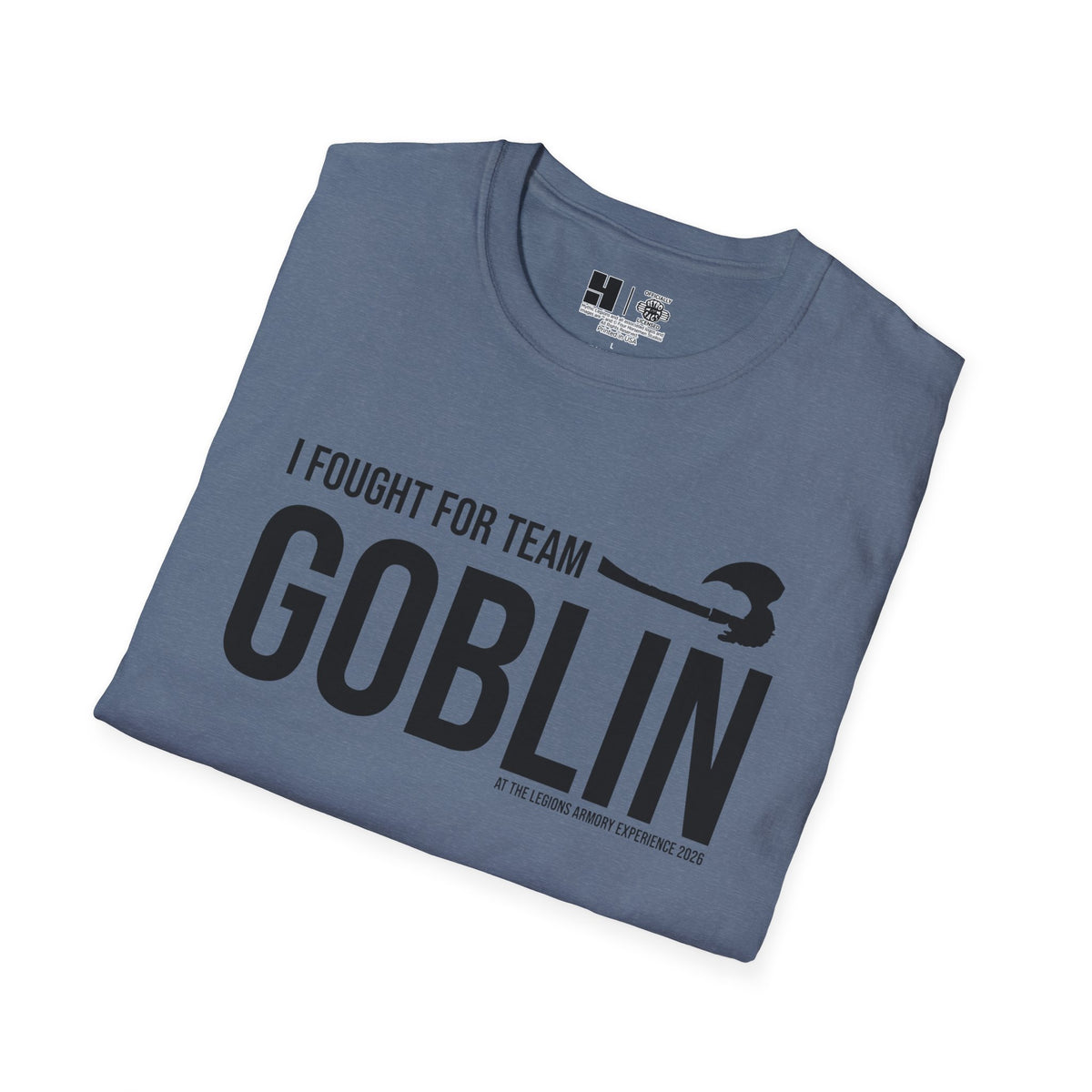Team Goblin Legions Con 2026 (Black Logo) | Mythic Legions | Soft T-Shirt