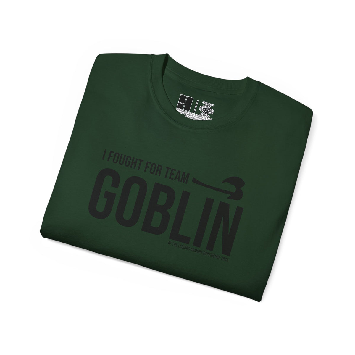 Team Goblin Legions Con 2026 (Black Logo) | Mythic Legions | Standard T-Shirt