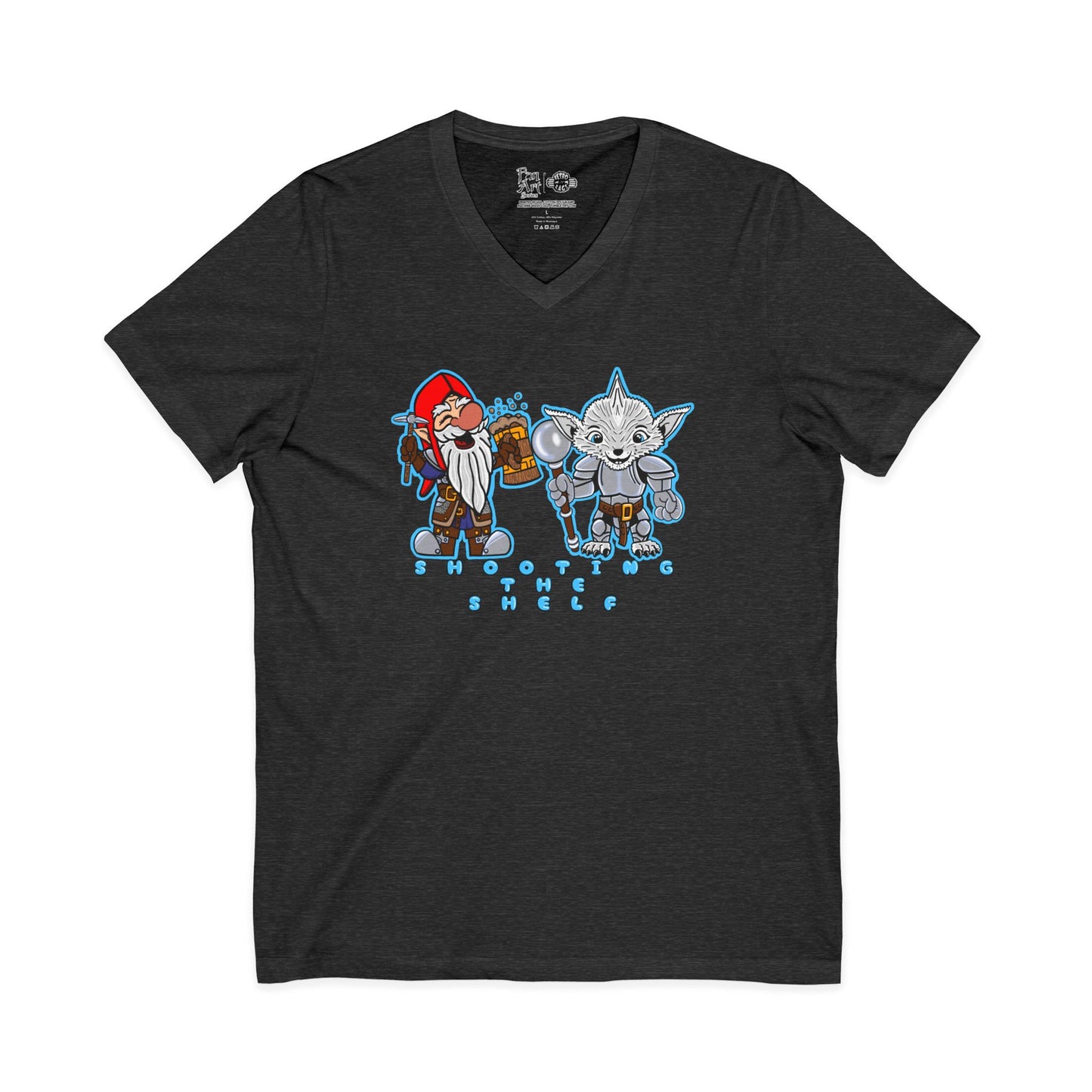 Shooting the Shelf | Mythic Legions | Fan Art | V-Neck T-Shirt