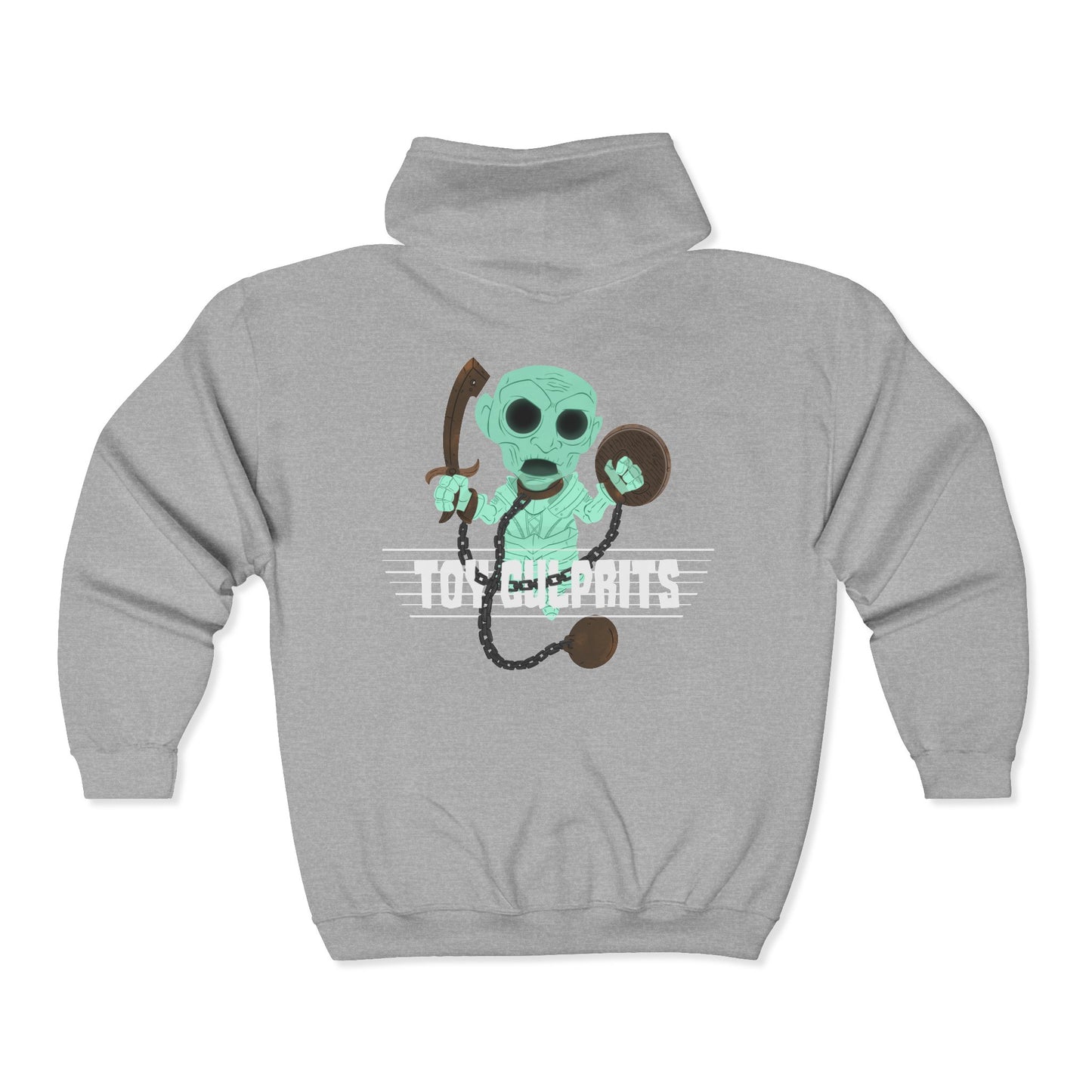 Toy Culprits Green Ghost | Mythic Legions | Fan Art | Full Zip Hoodie