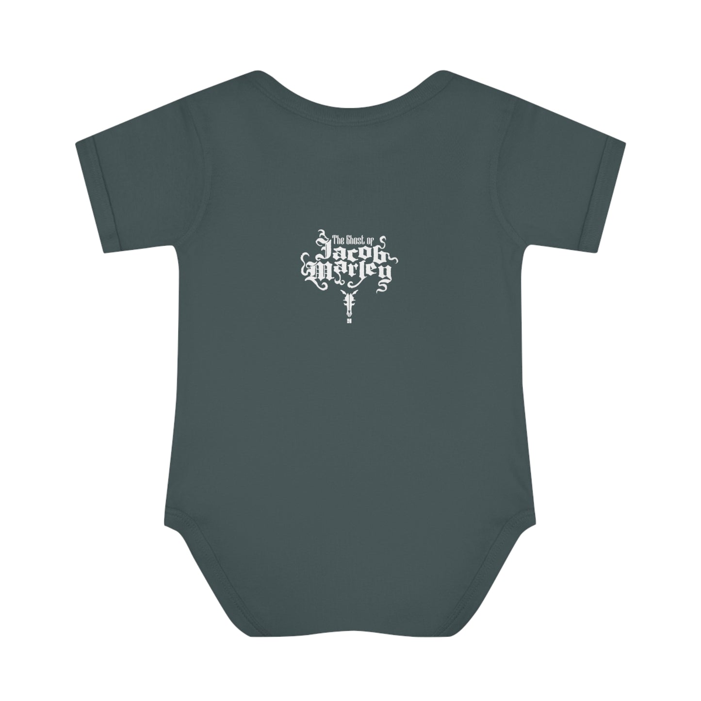 Jacob Marley | White | Figura Obscura | Baby Bodysuit