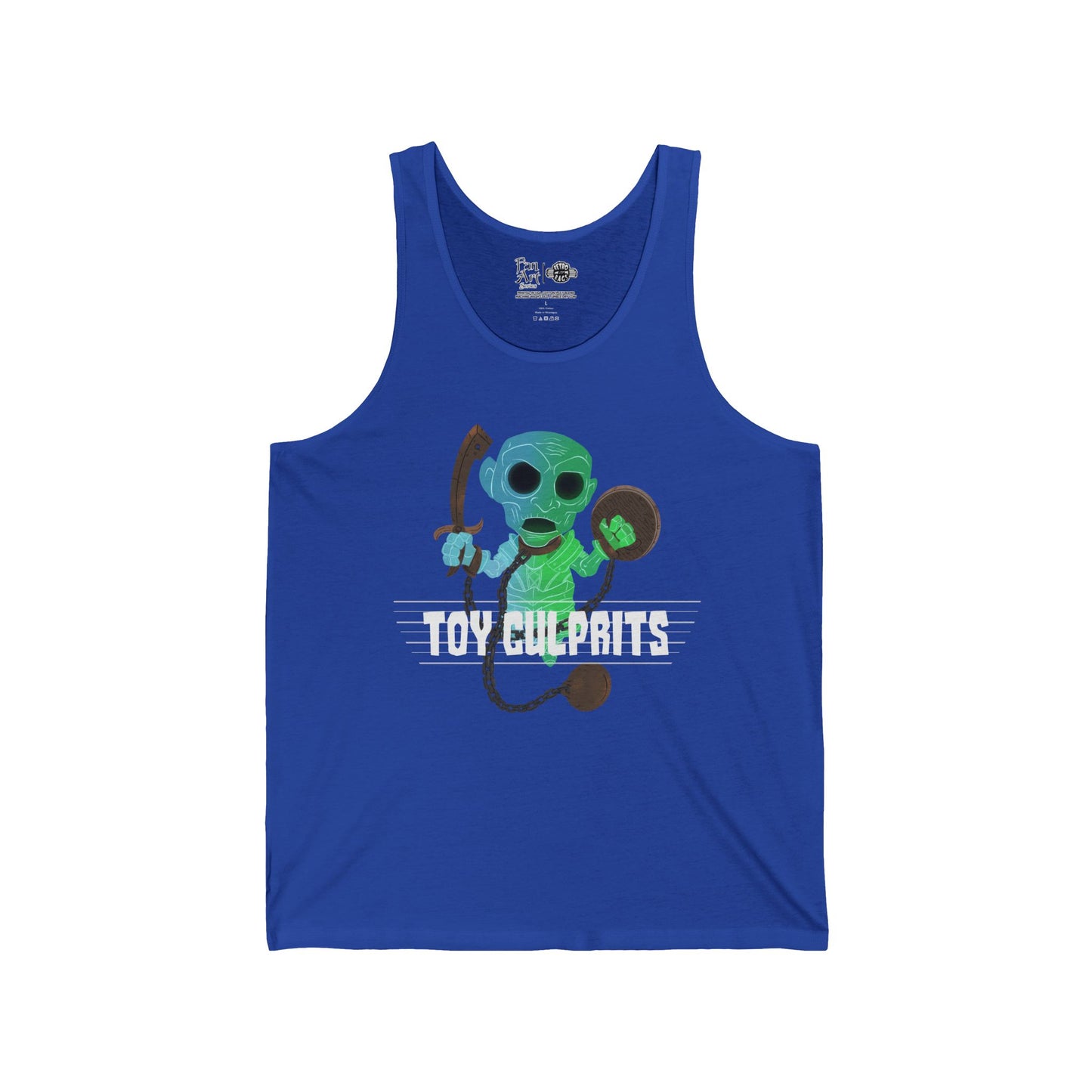 Toy Culprits Blue & Green Ghost | Mythic Legions | Fan Art | Tank Top